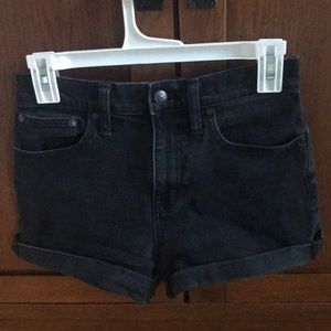 Denim High Waisted Shorts